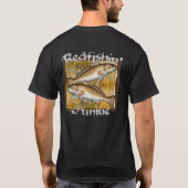 T-shirt de drogué de Redfishin (Dos)