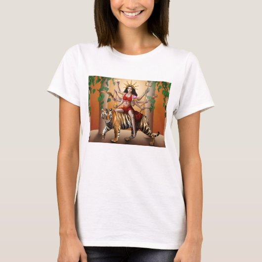 T-shirt de Durga de déesse (Devant)