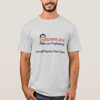 T-shirt de Duterte