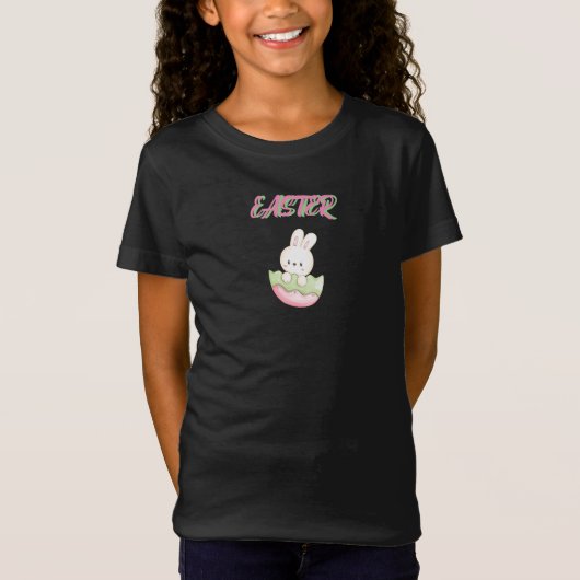 T-SHIRT DE EASTER BUNNY POUR LES FILLES (Devant)