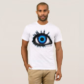 T-shirt de explosion d'oeil d'insomnie de Digitals (Devant entier)