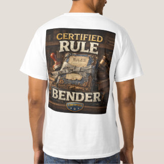 T-shirt de faiseur de règles certifié