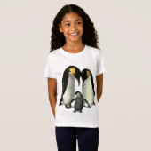 T-shirt de famille de pingouin (Devant entier)