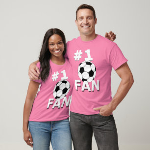 T-shirt de fan de foot du numéro 1