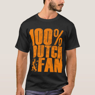T-shirt de fan de Néerlandais de 100%