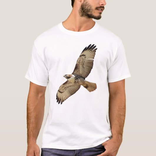 T-shirt de faune d'oiseau de faucon coupé la queue (Devant)