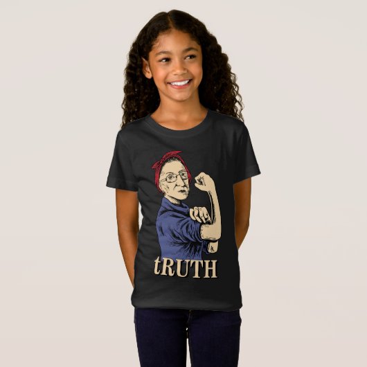 T-shirt de féministe de court suprême de RBG Ruth (Devant entier)
