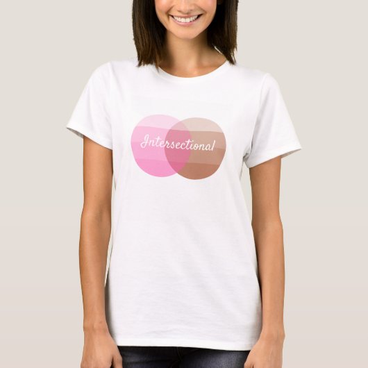 T-shirt de féministe d'Intersectional (Devant)