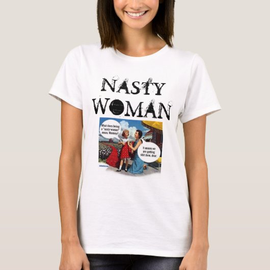 T-shirt de femme maladroite (Devant)