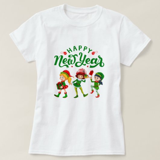 t-shirt de femme pour Noël . Merry Christmas (Design devant)