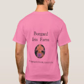 T-shirt de ferme d'iris de Burgard (Dos)