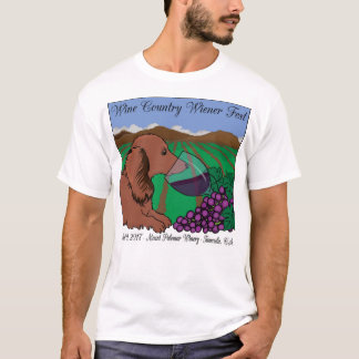 T-shirt de Fest de saucisse de pays de vin 2017