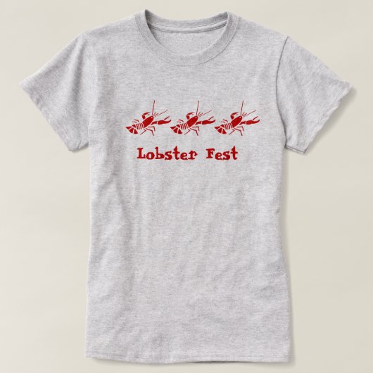 T-shirt de Fest du homard des femmes (Design devant)