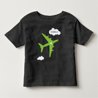 T-shirt de fête d'anniversaire d'avion pour enfant