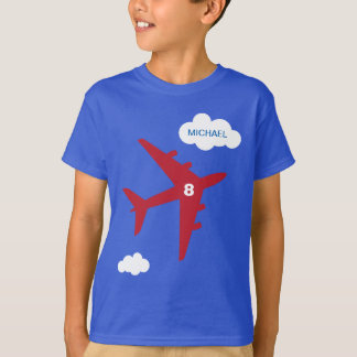 T-shirt de fête d'anniversaire de l'avion de