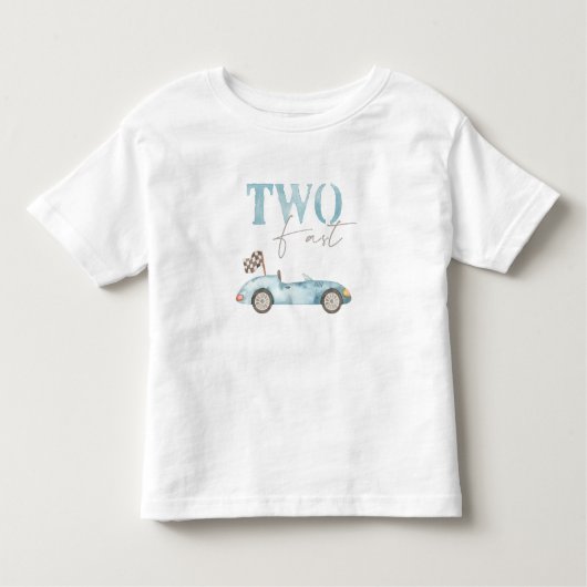 T-shirt de fête d'anniversaire de voiture de cours (Devant)