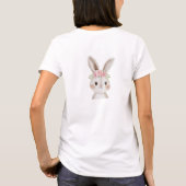T-Shirt de Fête de Bébé en Bois Clair pour Future (Dos)