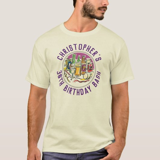 T-shirt de fête pour les 30 ans (Devant)