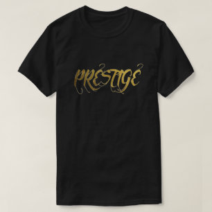 T-shirt de feuille d'or de prestige
