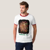 T-shirt de feux d'artifice - Kemah (Devant entier)