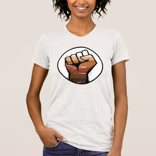 T-shirt de fierté des gens de couleur (Devant)