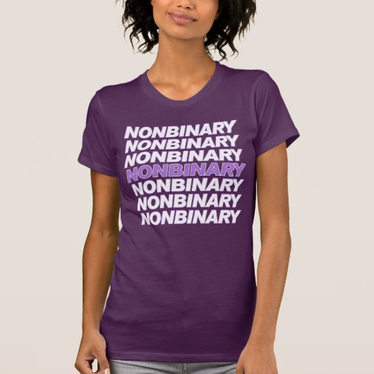 T-Shirt de Fierté Non Binaire (Devant)
