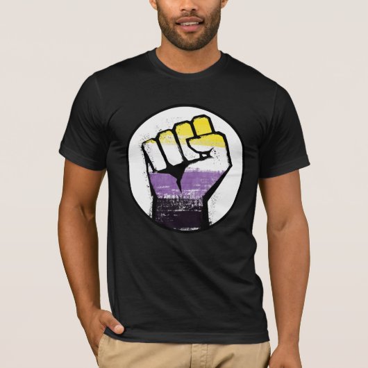 T-Shirt de Fierté Non Binaire (Devant)