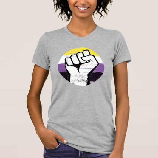 T-Shirt de Fierté Non Binaire (Devant)