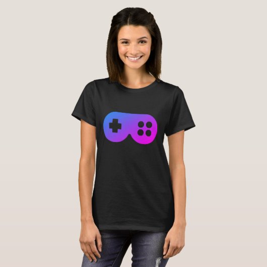 T-shirt de fille de Gamer (Devant entier)