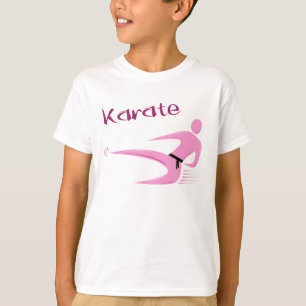 T-shirt de fille de karaté