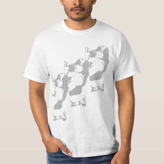 T-shirt de fille de l'objet superflu trois (Devant)