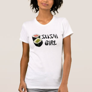 T-shirt de fille de sushi