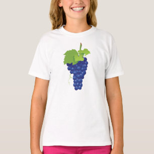 T-shirt de filles de raisins