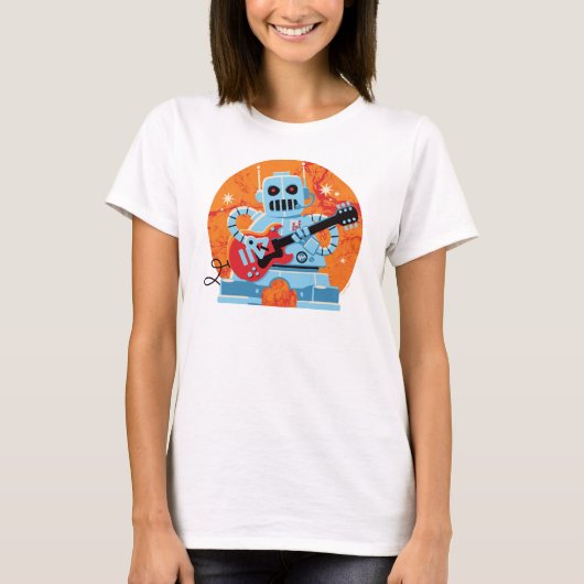 T-shirt de filles de Rockbot (Devant)