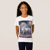 T-shirt de filles Dream unicorn (Devant entier)