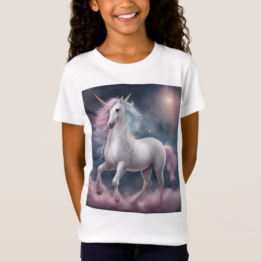 T-shirt de filles Dream unicorn (Devant)