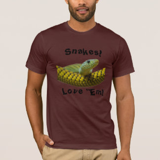 T-shirt de fin de support d'amour des serpents I "