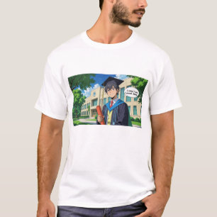 T-shirt de fin d'études - Citation drôle