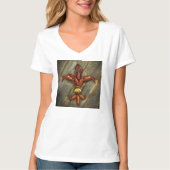 T-shirt de Fleur-De-Lis d'écrevisses (Devant)