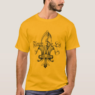 T-shirt de Fleur De Lis Tattoo - customisé