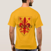 T-shirt de Fleur De Lis Tattoo - customisé (Dos)