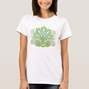 T-shirt de fleur de Paisley