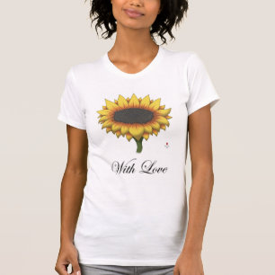T-shirt de fleur de Sun (avec amour)