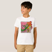 T-shirt de floraison d'éclat (Devant entier)