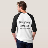 T-shirt de fonctionnaire d'association du Texas (Dos entier)
