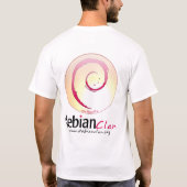 T-shirt de fonctionnaire de DebianClan (Dos)