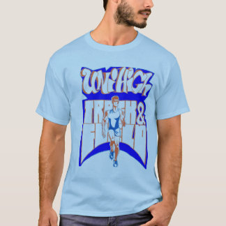 T-shirt de fonctionnaire de l'athlétisme du garçon