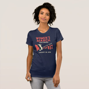 T-shirt de fonctionnaire de mars San Diego des