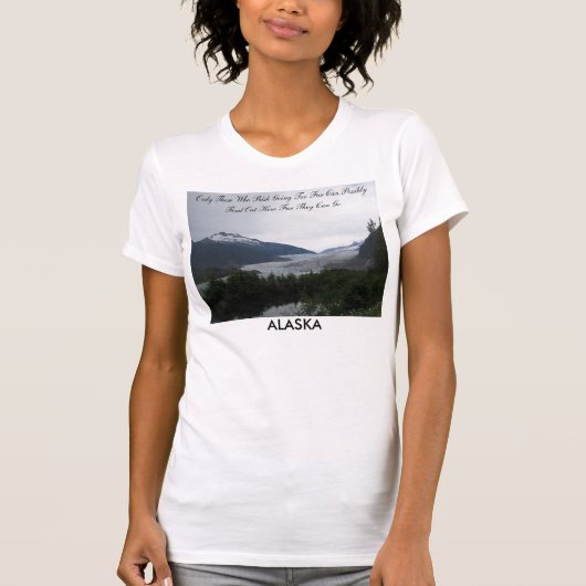 T-shirt de fonte de glace de l'Alaska (Devant)
