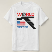 T-Shirt de football mondial USA